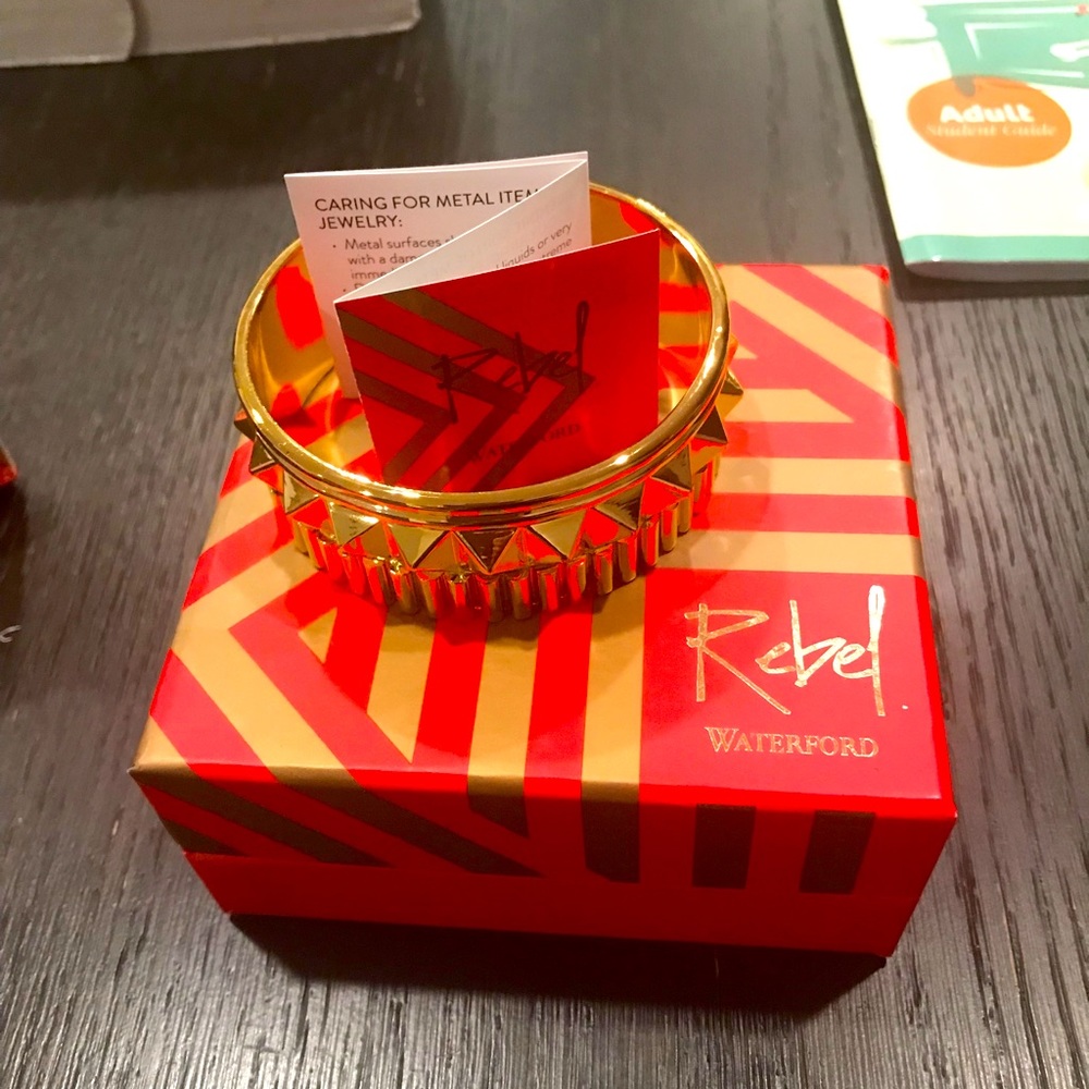 Waterford REBEL Gold Cuff Bracelet